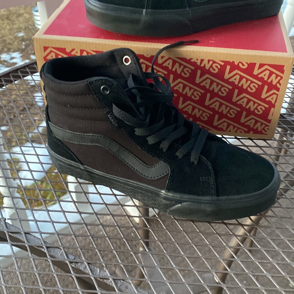 Suede Canvas Vans Filmore Hi Men's/Unisex Size 7.5 Medium Black Very Supportive - Picture 10 of 14